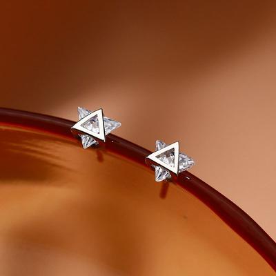 Women's Geometric Mini Earrings New Year's Trendy and High-end