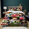 3 Pieces Comfy Soft Duvet Cover Set Ben 10 Bedding Set Single Size Comfortable Quilt Cover With Zipper Closure