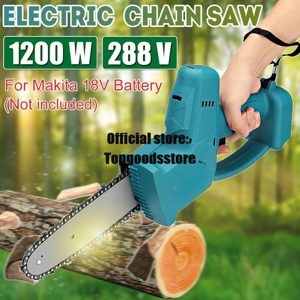 4.8m/s lectric Saw Chainsaw Wood Cutter Bracket Brushless Motor 500r/min Chain Saw Power Tool 8 inches For 18V Battery