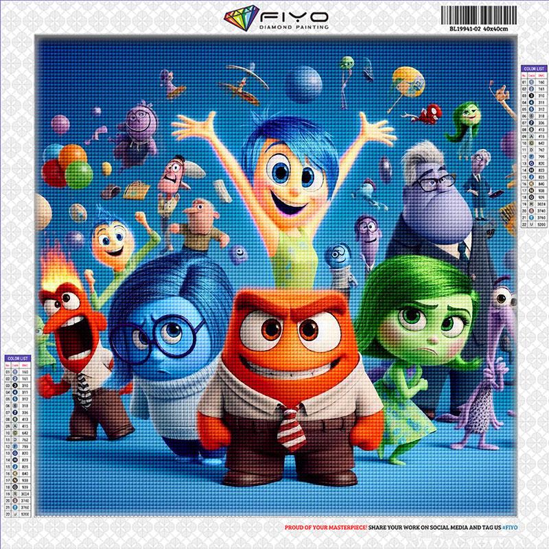 Diamond Painting Inside Out Diamond Embroidery New Arrival Cartoon Mosaic Picture Rhinestones Cross Stitch Home Decor