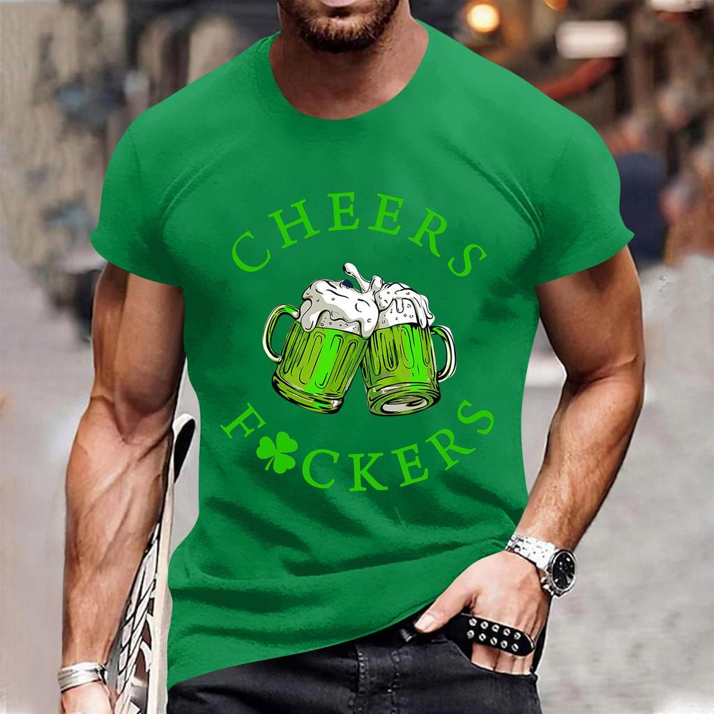 Modisches Herren-T-Shirt, lässige Straßenkleidung mit kurzen Ärmeln
