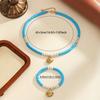 Atoztide Fashion Ocean Series Polymer Clay Necklace Bracelet Jewelry Set for Women Stainless Steel Shell Conch Pendant Set Gift