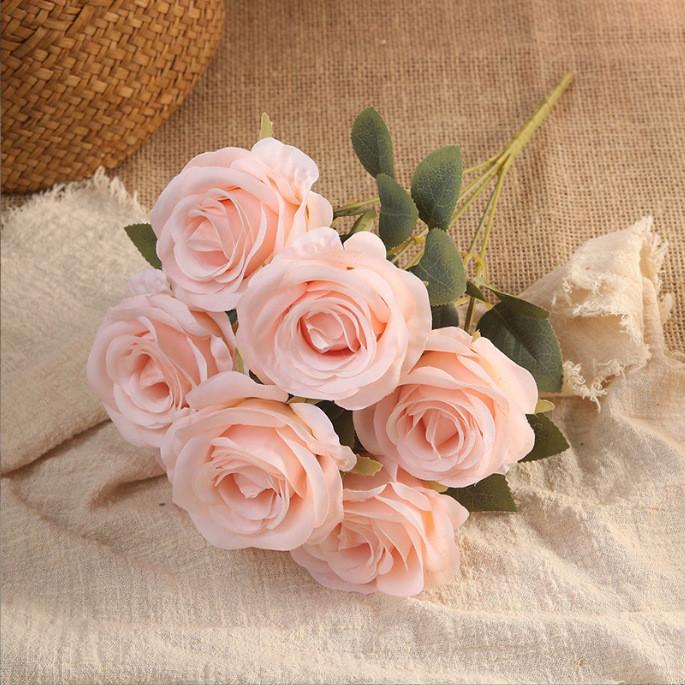 Rose Silk Flowers Party Decoration For Weddings And Celebrations