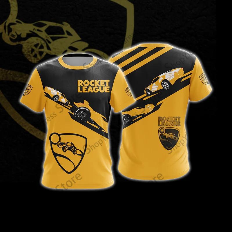 

Гра Rocket League 3D Друк Футболка Чоловіча Жіноча Модна Футболка Дитячі Хіп-Хоп Топи Футболки Хлопчик Футболка Camisetas Чоловічий Одяг Літо 5XL