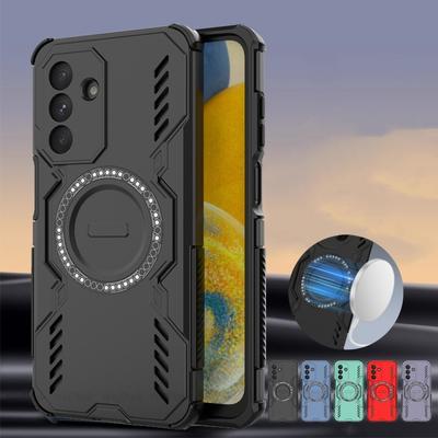 Für Samsung A26 Hülle Abdeckung Samsung Galaxy A26 Capas Ringförmig Magnetisch Hart Stoßfest Magsafe Kabelloses Laden Fundas Samsung A26