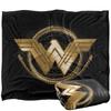 Wonder Woman Gold Logo Blanket