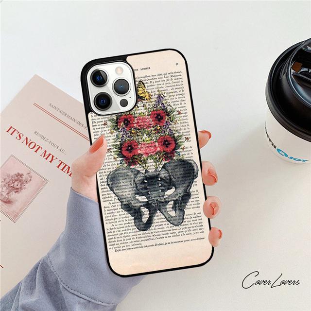 Medical Human Organs Brain Kidney Art Phone Case Back Cover for iPhone 17 Air 16 15 14 13 11 12 Pro Max Plus Coque