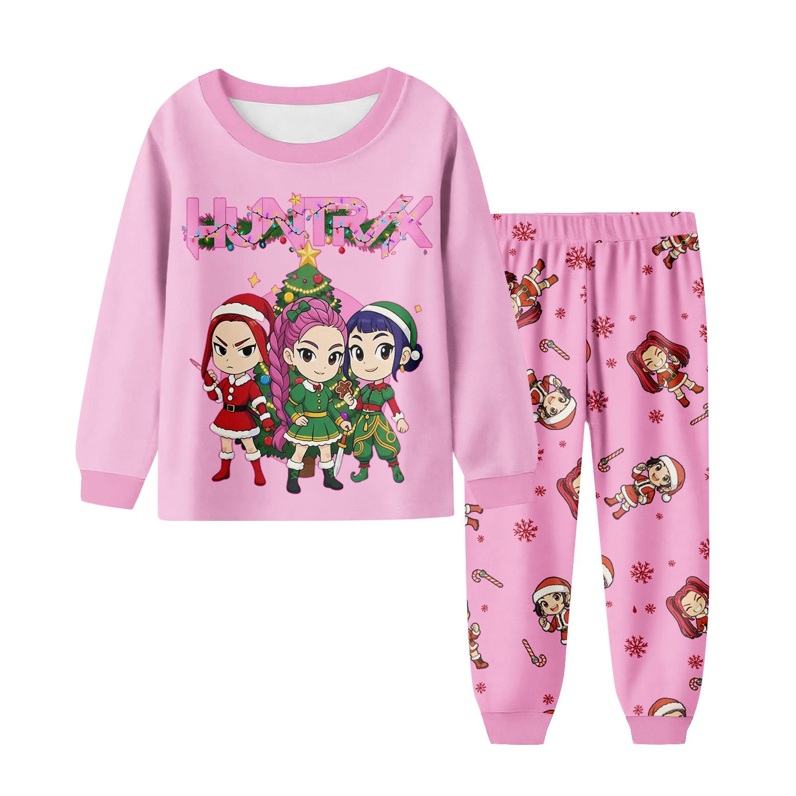 

Детский модный костюм юбка топ с круглым вырезом и длинными рукавами брюки 110 розовый