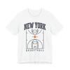 New York Basketball Tee | Collegiate Varsity Typography, City Hoops Streetwear