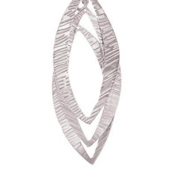 1 pár náušnic s dlouhým řetízkem, šetrné k pokožce, odolné proti korozi odolné proti vyblednutí, list s dlouhým řetízkem