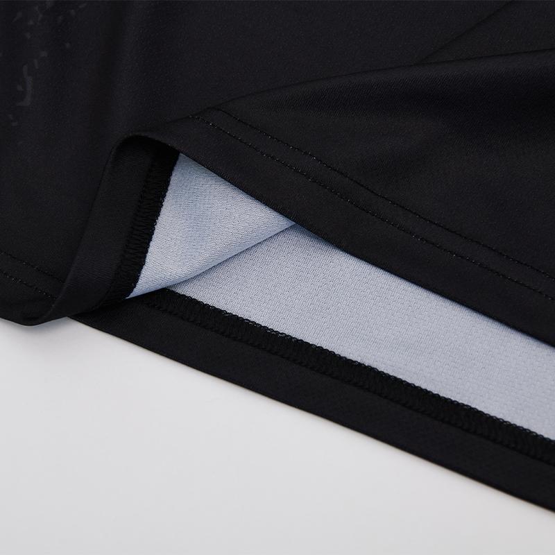 Under Armour Solid Color Simple Casual Loose Fit Round Neck Quick Dry Short Sleeve T-Shirt Unisex Tops Black 25500512-001