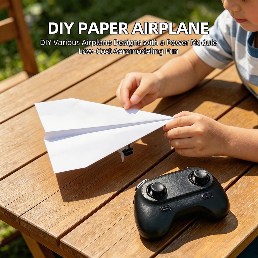 DIY Remote Control Paper Airplane Drone Kit for Kids