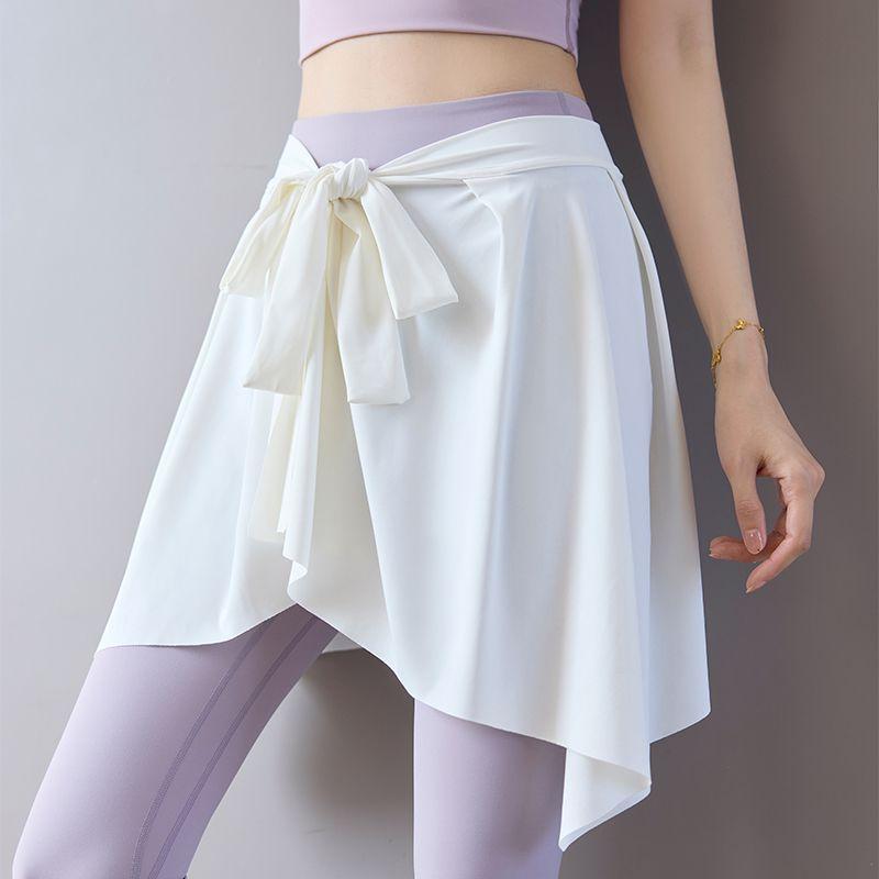 

Цельная юбка-пук Женская белая спортивная базовая юбка средней длины до середины бедра асимметричная с низкой талией короткая юбка чисто-белая кромка брюки для йоги White One size(442.50 kg-70.00 kg)