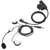 Motorrad Bilaterales Headset U94 PTT 7,1 mm Stereo Geräuschreduzierung Motorrad Headset mit Clip für