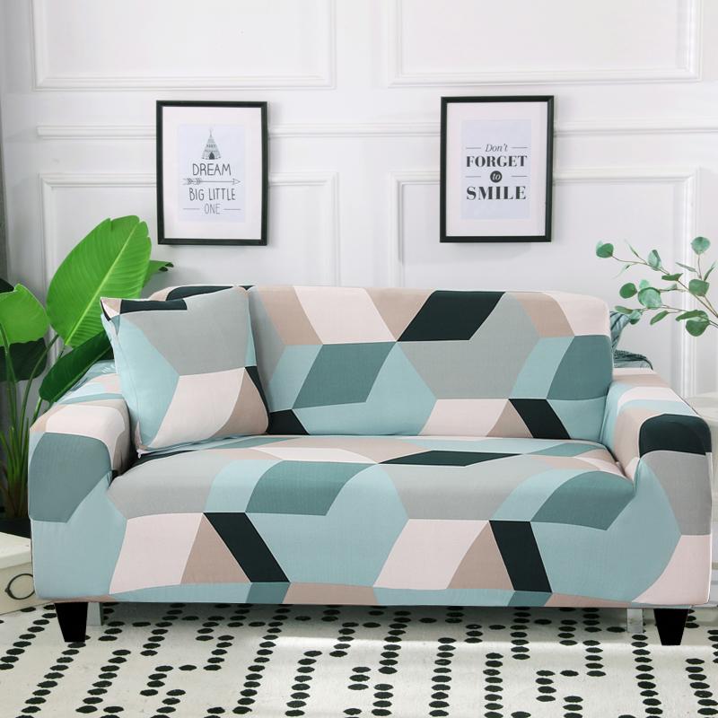 

Floral Printed Couch Cover Elastic Spandex Sofa Cover for Living Room Section Sofa Slipcover Stretch L Shape Sofa