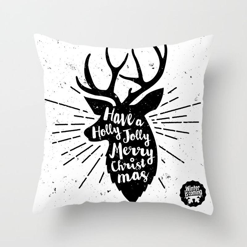 

Home Furnishings Christmas Simple Sofa Pillow Cases 45 * 45 (excluding pillow core)
