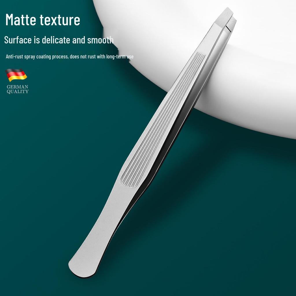 Multi-Use Stainless Steel Tweezers for Eyebrow Shaping, False Eyelashes, Facial Hair & White Hairs