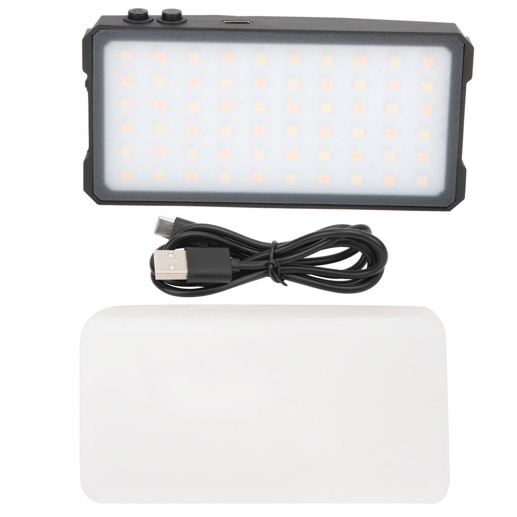 Manbily MFL‑04 Portable LED Pocket Fill Light 3000K‑6500K for Live Streaming with Diffuser