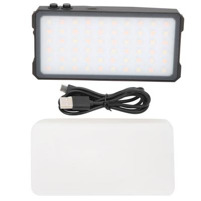 Manbily MFL‑04 Tragbares LED Taschenfülllicht 3000K‑6500K für Live-Streaming mit Diffusor