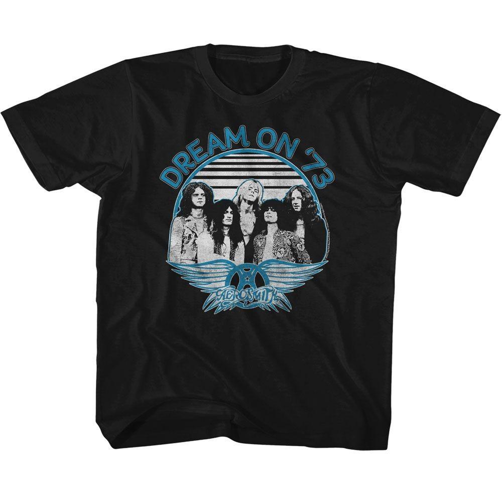 Aerosmith Dream On Blue And White Youth T-Shirt S разноцветный