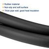 uxcell Foam Grip Tube, Handle Grip, Fitness Tool Handle Support, Non-Slip, Black, 28mm Inner Diameter, 5mm Wall Thickness, 1.5m Total Length