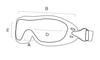 BOBSTER Cruiser Goggles with Clear BCA001C Lens, [Used]