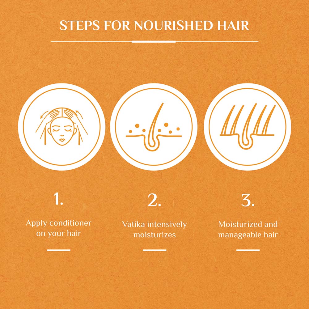 Hair Conditioner Vatika Dabur UAE | Enriched with Almond & Honey | Deep Nourishment | For Dry and Frizzy Hair | Moisture Treatment