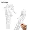 White Luxury Hippocampus Walking Cane Fashion Decorative Walking Stick Gentleman Elegant Cosplay Cane Knob Crosier 93cm