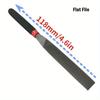 Mini Fine-Tooth Flat & Half-Round File Set for Wood and Metal Polishing