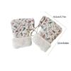 Winter Outdoor Sports Mittens for Children Cute Cartoon Printed Stroller Hand Warmers Soft Plush Lining Warm Gloves