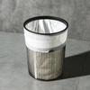 Furih Transparent Plastic Waste Baskets (2-Pack)