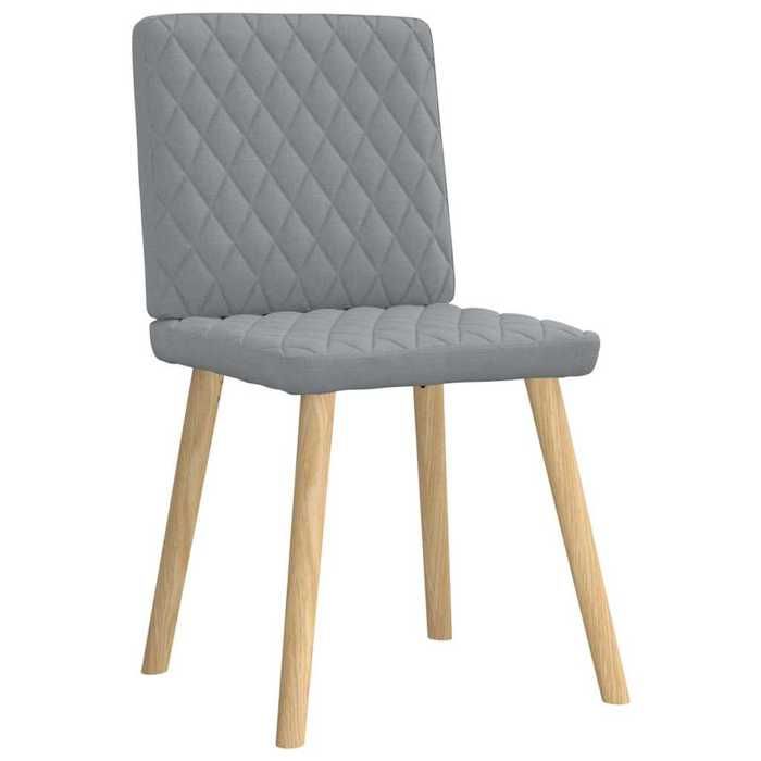 VidaXL Dining Chairs Set of 4 Light Grey Fabric 3315221