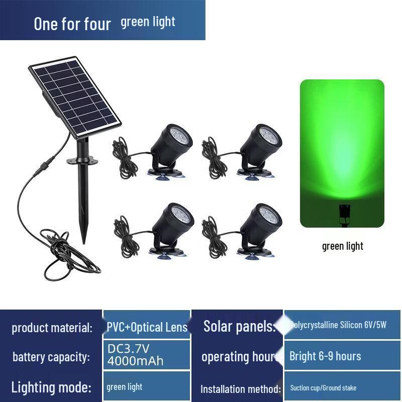 Nufeng Outdoor Solar Landscape Spotlight Kit
