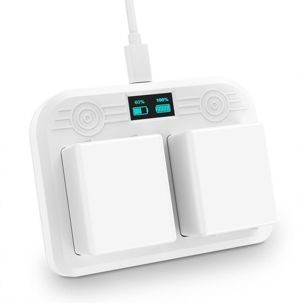 Battery Charger Station Compatible with for Arlo Ultra 4k Arlo Pro 3 Camera Dual Charging Station LED Display