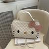 Hello Kitty light luxury cute multi-functional backpack women's versatile niche high sense large capacity fashion messenger bag