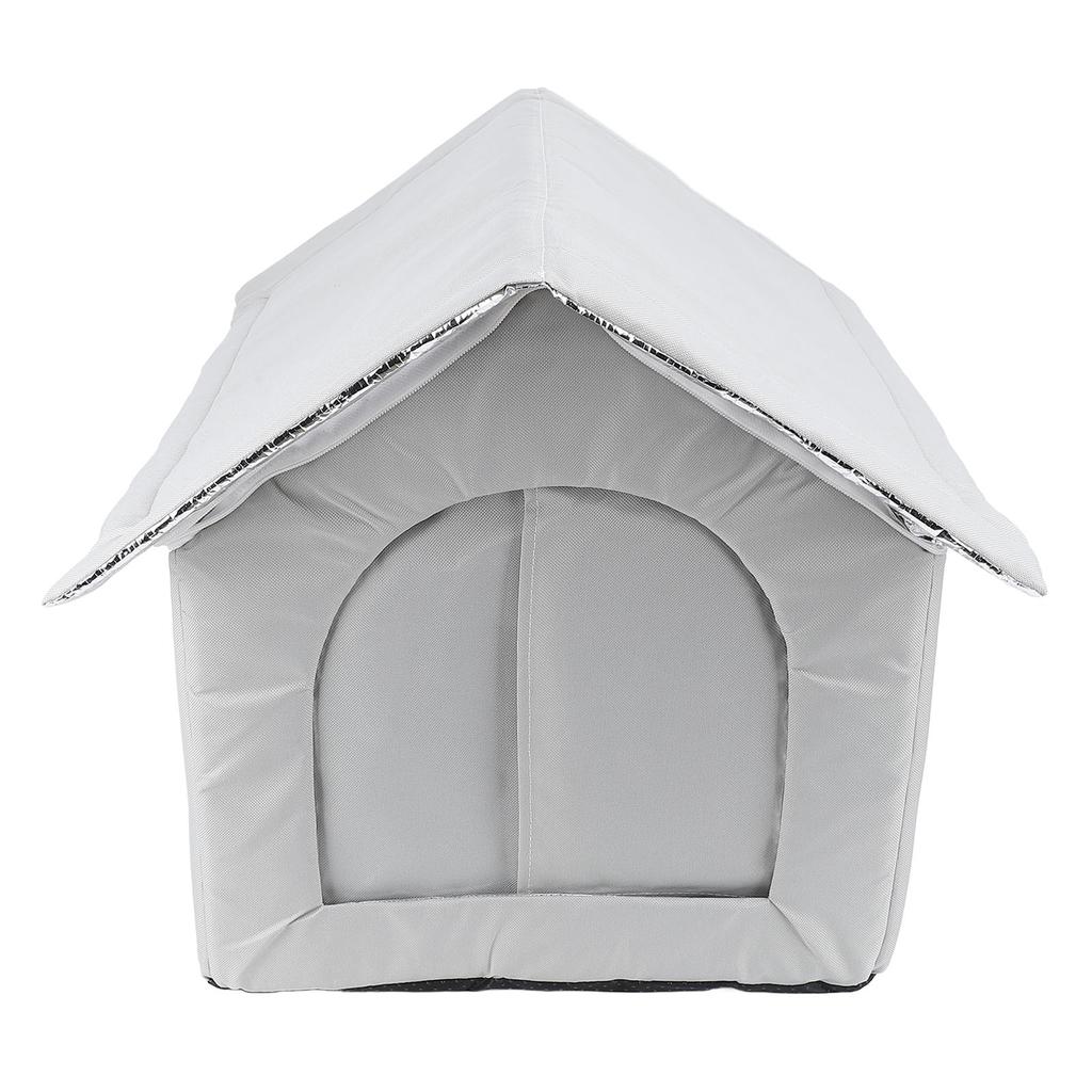 Outdoor Cat House Water Resistant Weather Proof Spacious Enclosed Winter Insulated Cat Shelter for D
