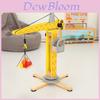 Wooden Childrens Large Scale Construction Crane Toy For Play And Learning