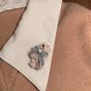 Stylish Bow Bear/Rabbit Brooch Pin Soft Plush Lapel Pin Clothes Badge Backpacks Pendant Women's Fashion Accessories