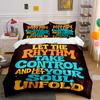 Bold Motivational Text Design. Bedding Sets Duvet Cover Sets Duvet Covers Pillowcases(1* Duvet Cover 2* Pillowcases Without Duvet Insert)
