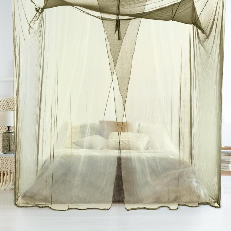 Popping up Mosquitoes Netting Tent with Expansion Tube for Bed and Outdoor Use Small Folding Design with Expansion Tube