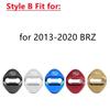 4pcs Car Door Lock Cover Metal Styling Stickers for Subaru STI Impreza Legacy Forester Outback XV BZ Protective Accessories iuyh8