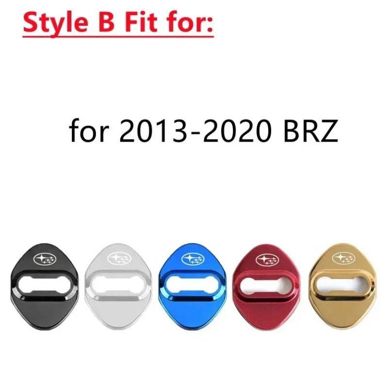 4pcs Car Door Lock Cover Metal Styling Stickers for Subaru STI Impreza Legacy Forester Outback XV BZ Protective Accessories iuyh8