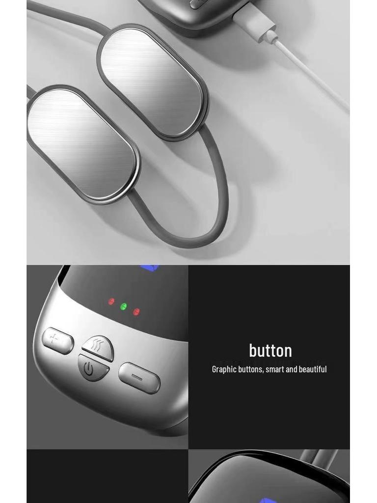 Smart Portable Neck Massager with Pulse Heat Therapy