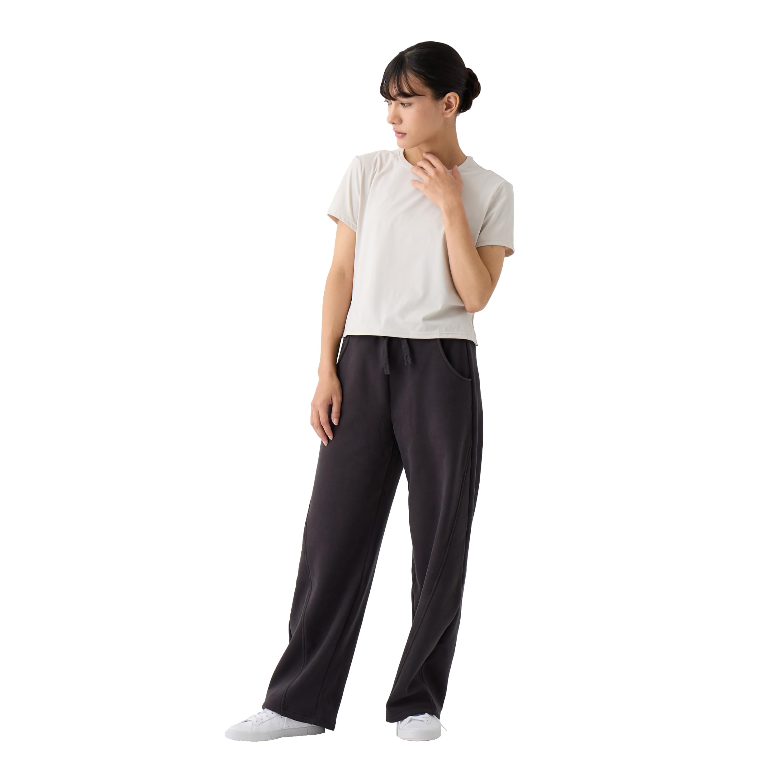 

Sportswear supervised by instructors for ultimate comfort and ease of brushed cold straight room wear dark [ZEN WEAR] movement, lining, warm, темно-сірий