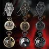 Antique Style Pocket Watches Fashion Quartz Vintage Necklace Christmas Gifts Alloy Case 47mm Dial Round Case