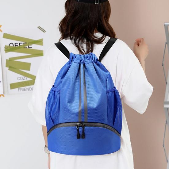 Αθλητική Τσάντα Γυμναστηρίου με Κορδόνι Σύσφιξης Μεγάλης Χωρητικότητας Τσάντα Ποδοσφαίρου Ρυθμιζόμενο Αθλητικό Σακίδιο Πλάτης με Θήκη για Μπάλα και Παπούτσια Αδιάβροχη Τσάντα Ντάφελ από Ύφασμα Oxford