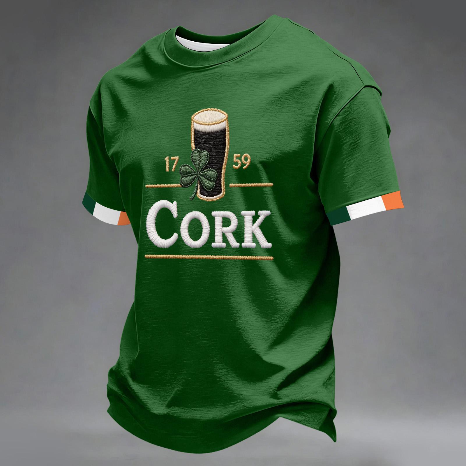 

Летняя мужская повседневная футболка с коротким рукавом, отложным воротником и пуговицами, градиентной расцветки XL