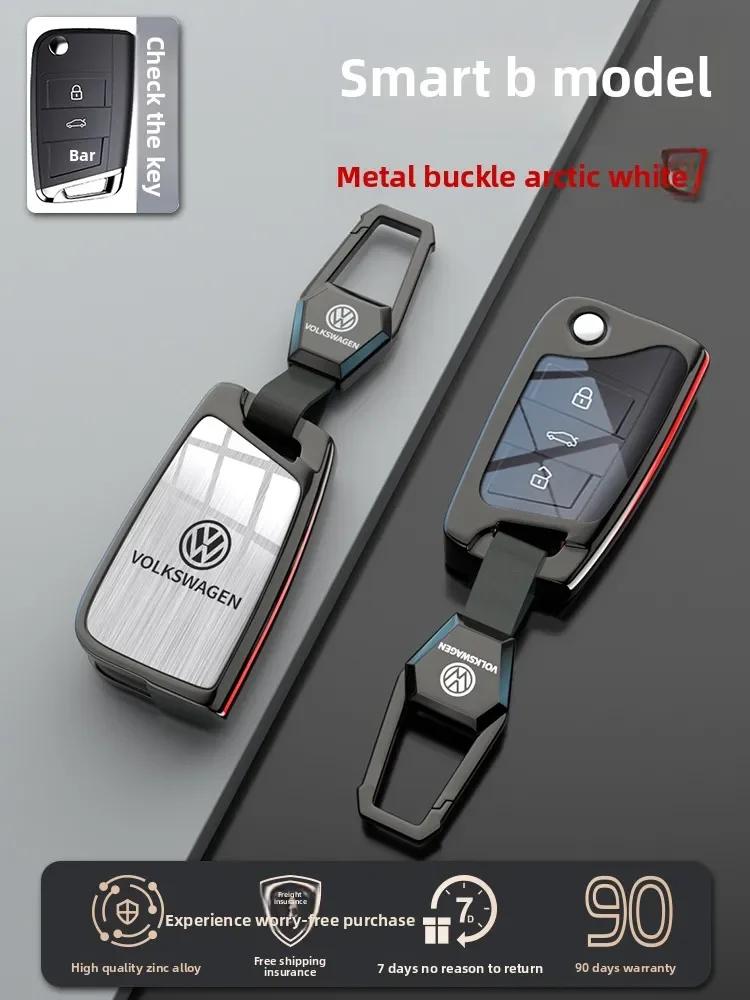 qwe3Car Sticker 2026 Hot Styling Mouldings For VOLKSWAGEN VW New Car Remote Key Case Cover Shell For VW Volkswagen Golf 8 MK8 2020
