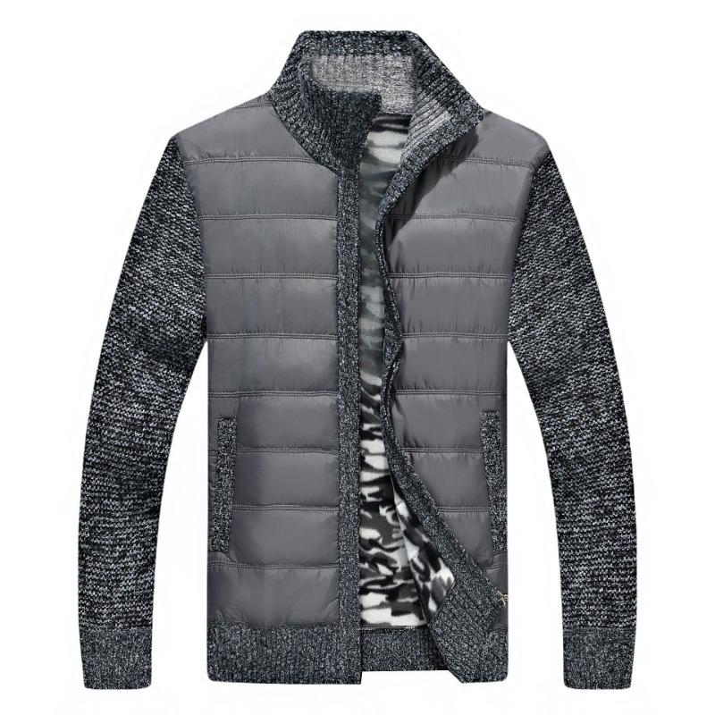 Herren Pullover Jacke Mode Wintermantel Fleece Kapuzenpullover Hohe Qualität Luxus Kariert Kapuzenstrickjacke Männliche Oberbekleidung
