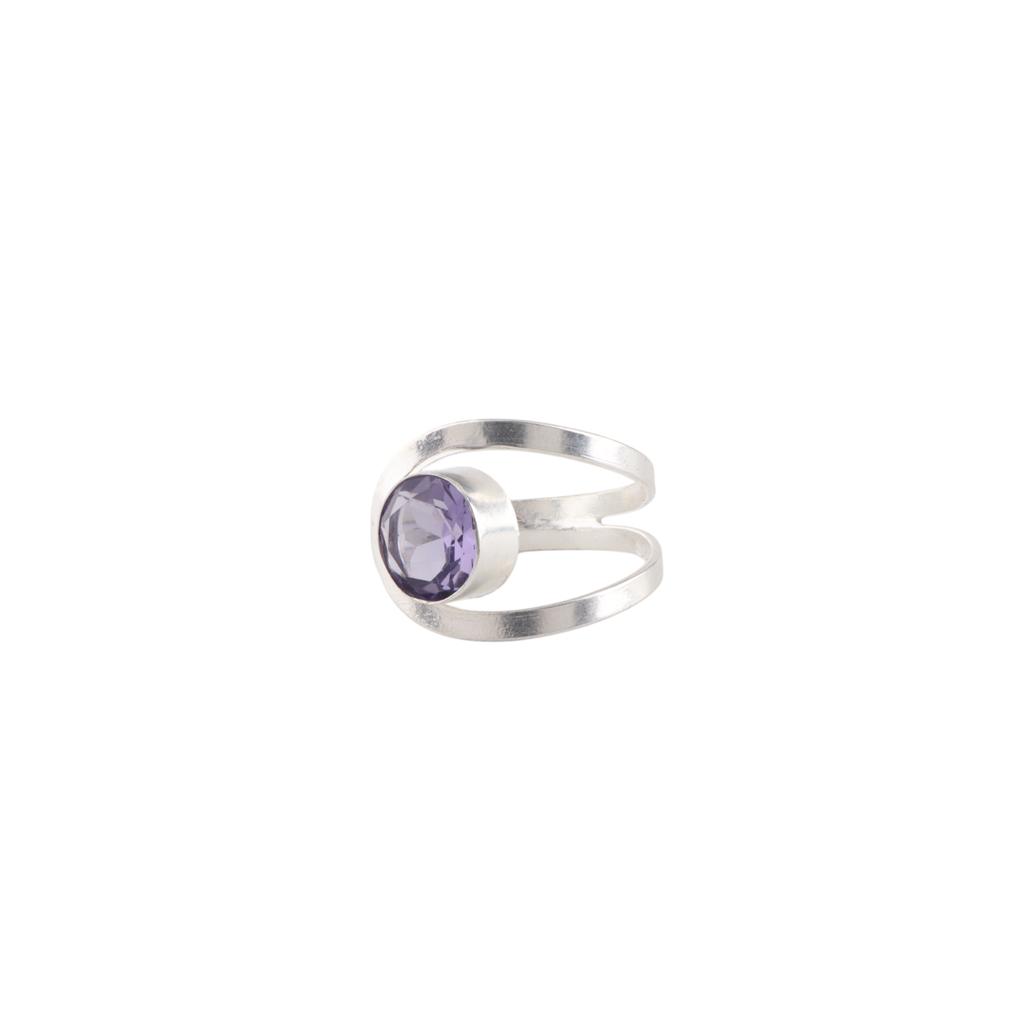 Rare Iolite Gemstone 925 Sterling Silver Jewelry Handcrafted Ring For Women Gift RR-68-1